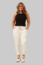 SEQUIN PATCH JOGGER