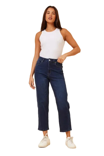 CROP BARREL JEAN