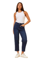 CROP BARREL JEAN