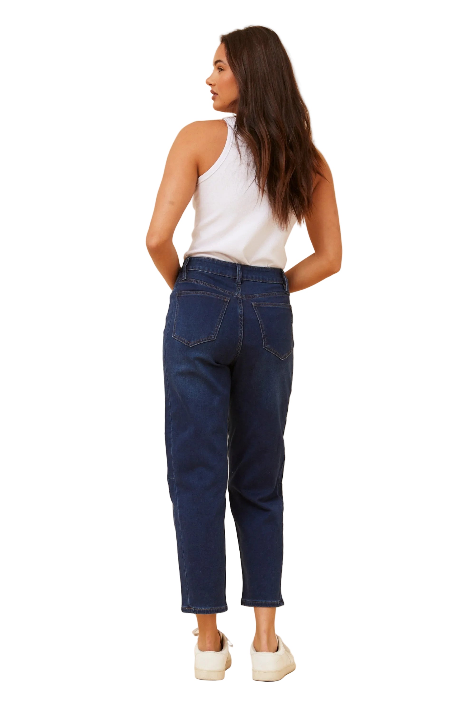 CROP BARREL JEAN