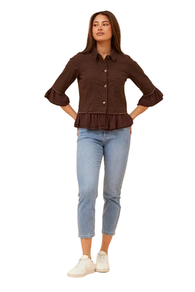 GRACIE JACKET CKM BROWN