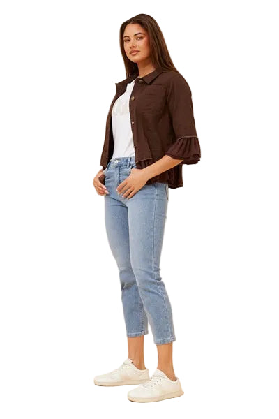GRACIE JACKET CKM BROWN