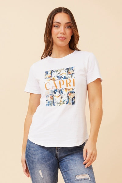 CAPRI GRAPHIC TEE