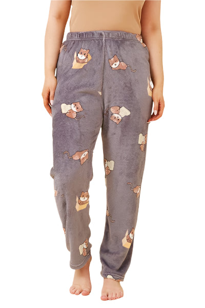 CAT PLUSH PJ PANTS