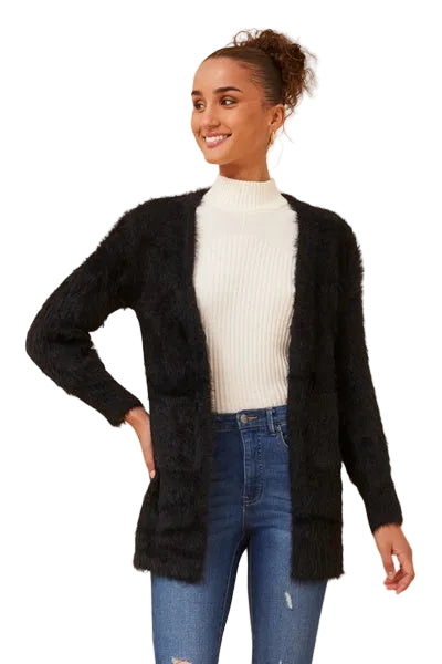LEESA CARDI IN BLACK