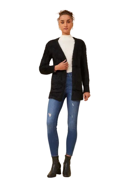 LEESA CARDI IN BLACK