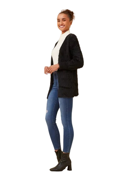 LEESA CARDI IN BLACK