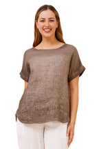 LILLY LINEN TOP
