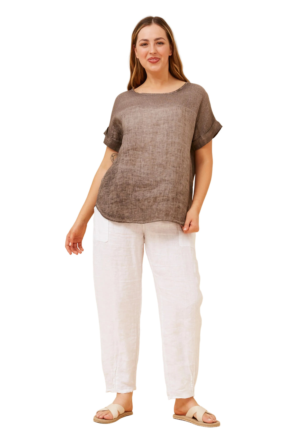 LILLY LINEN TOP