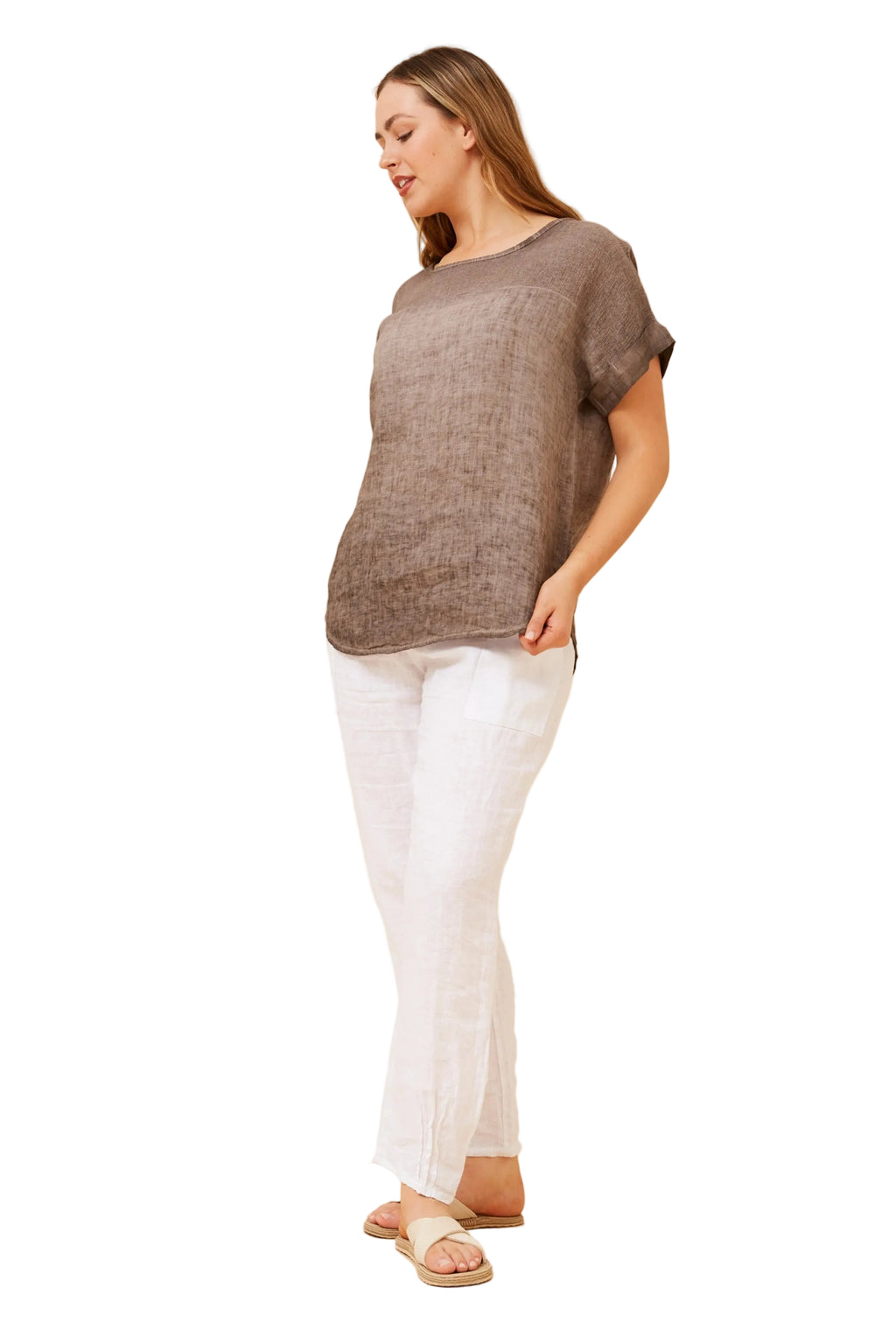 LILLY LINEN TOP
