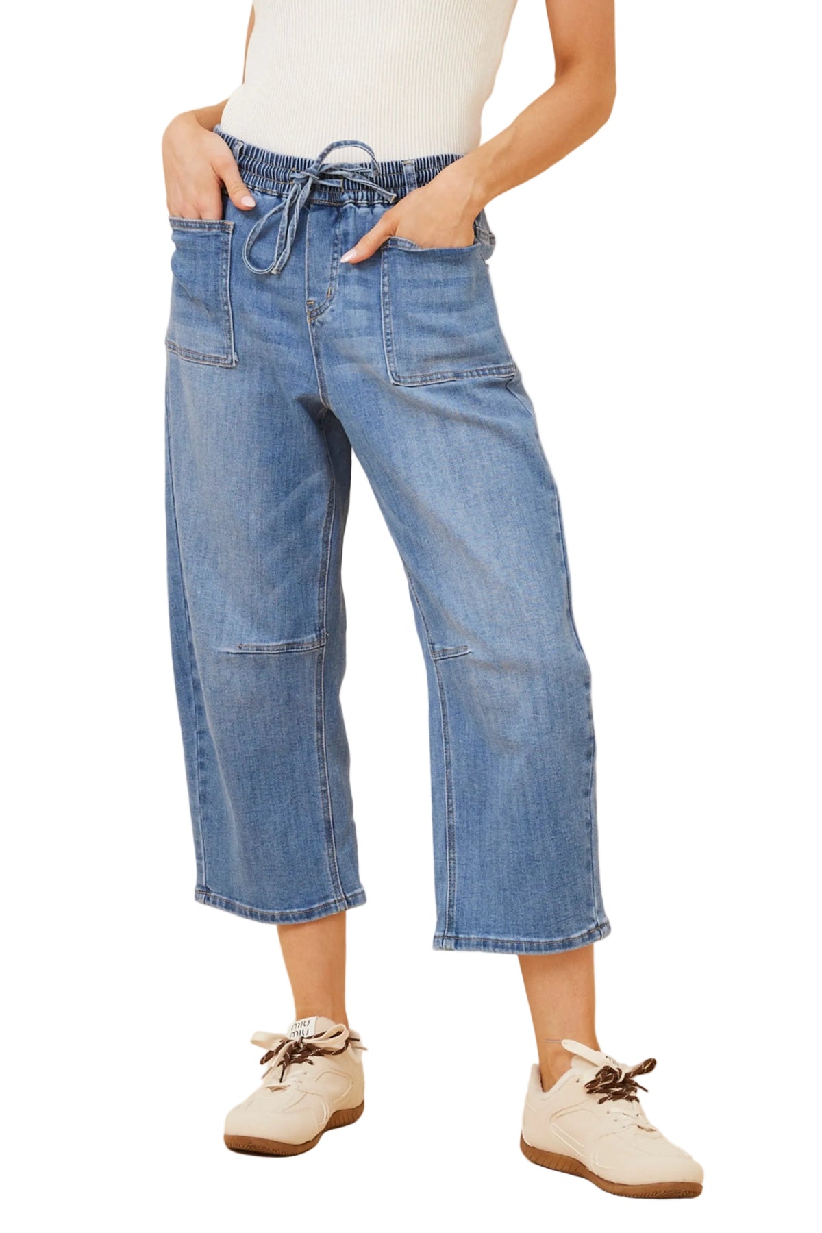 KIMMY DENIM BARREL JEAN