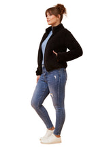 ZIP UP JACKET IN BLACK