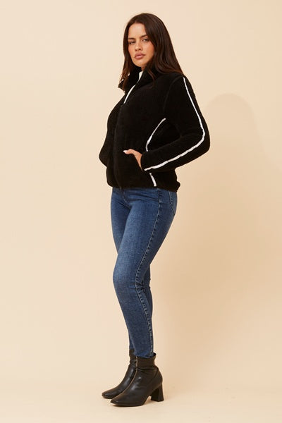 JACKIE FAUX FUR JACKET