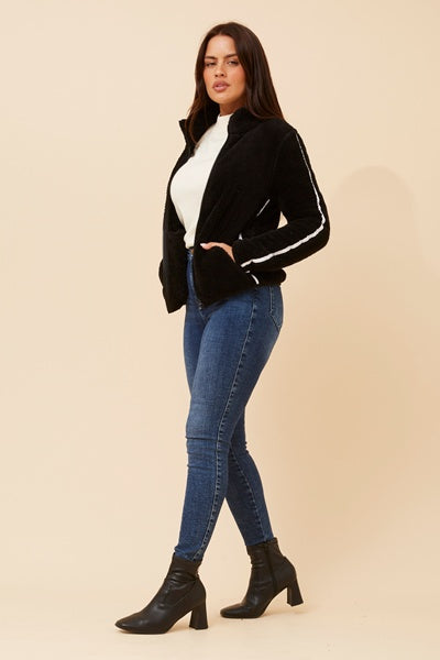 JACKIE FAUX FUR JACKET