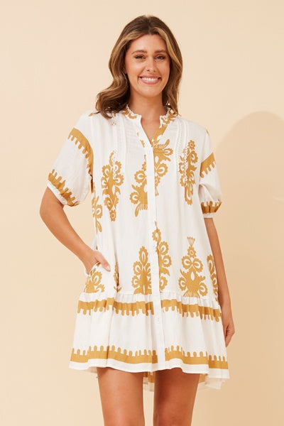 DANNI DRESS IN WHITE