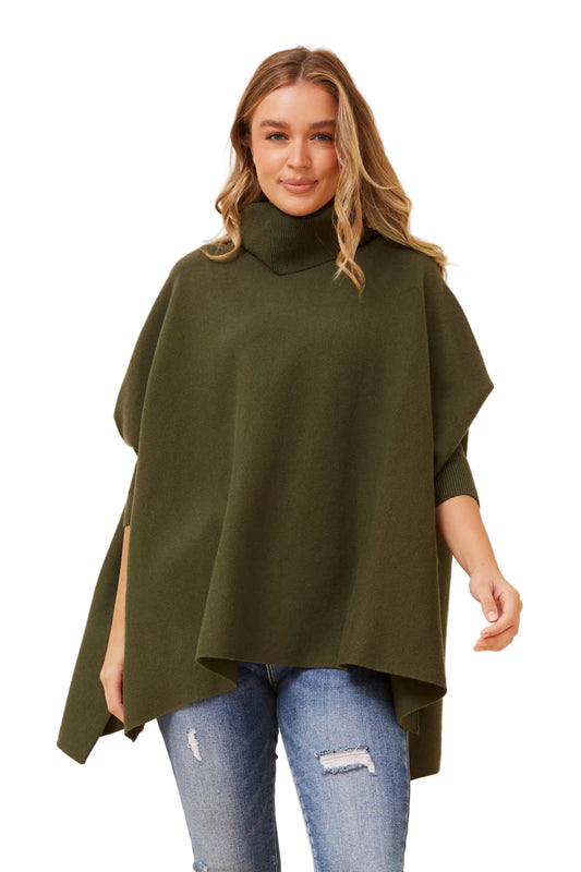 HILLARY OVERSIZED KNIT IN KHAKI