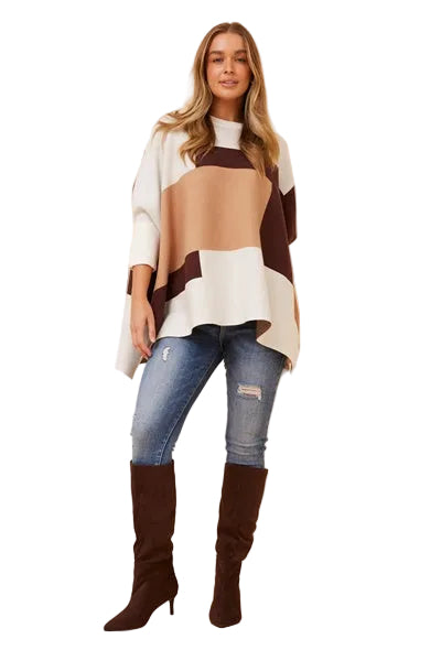 HILLARY OVERSIZED BLOCK KNIT