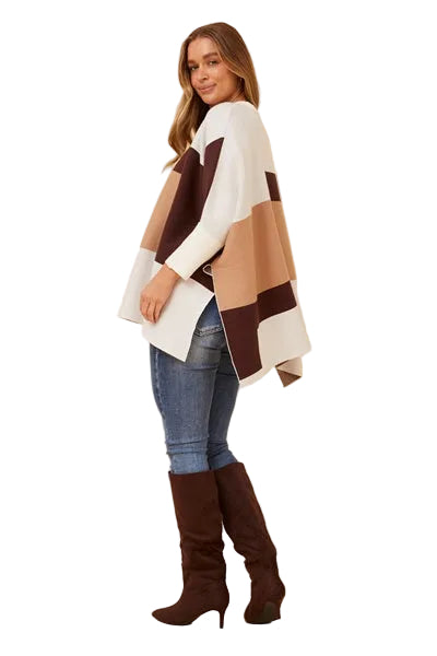 HILLARY OVERSIZED BLOCK KNIT