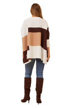 HILLARY OVERSIZED BLOCK KNIT