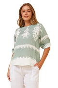 TATUM TOP IN SAGE