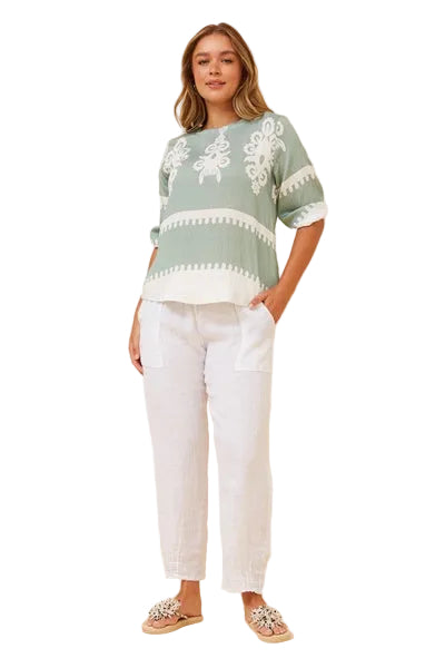 TATUM TOP IN SAGE