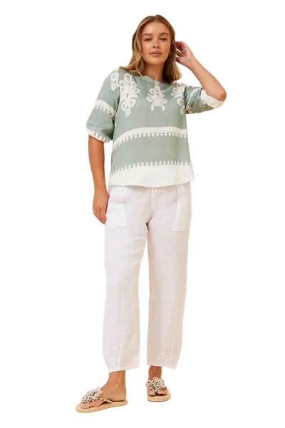 TATUM TOP IN SAGE