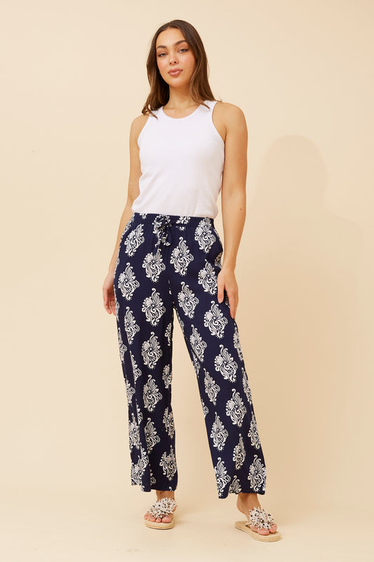 SAMMI ABSTRACT PRINT PANT