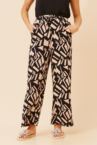 ABSTRACT PRINT PANT