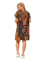 CHARLIE SHIFT DRESS IN SIENNA