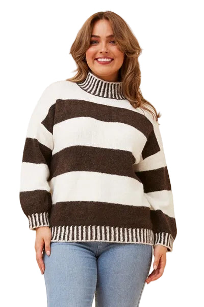 GIGI KNIT IN BITTER CHOCOLATE