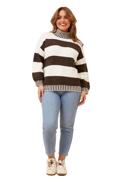 GIGI KNIT IN BITTER CHOCOLATE