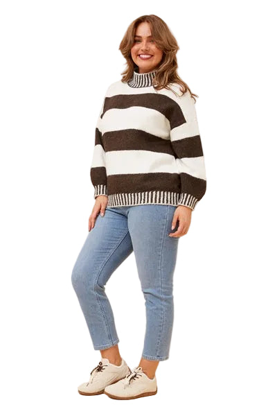 GIGI KNIT IN BITTER CHOCOLATE
