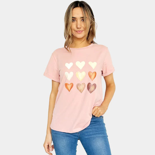 HEARTS T-SHIRT