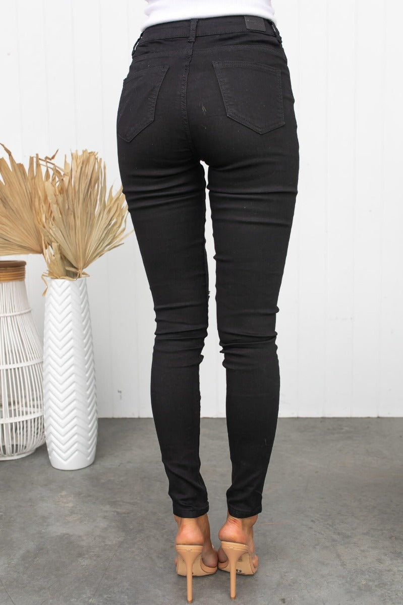 JANIE BLACK SKINNY JEAN